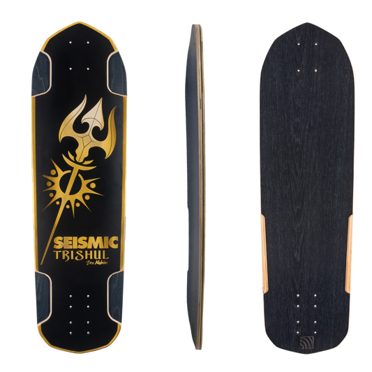 Seismic: Trishul Longboard Skateboard Deck