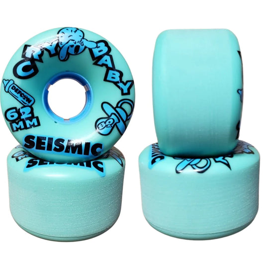 Seismic: 62mm Cry Baby Defcon Longboard Wheels