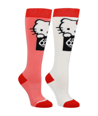 686: 24/25 Women’s Hello Kitty Snowboard Sock 2 Pack - Motion Boardshop