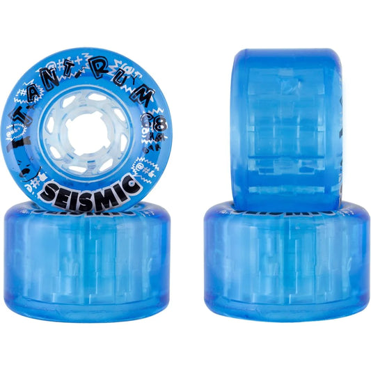 Seismic: 68mm Tantrums Clear Longboard Skateboard Wheel