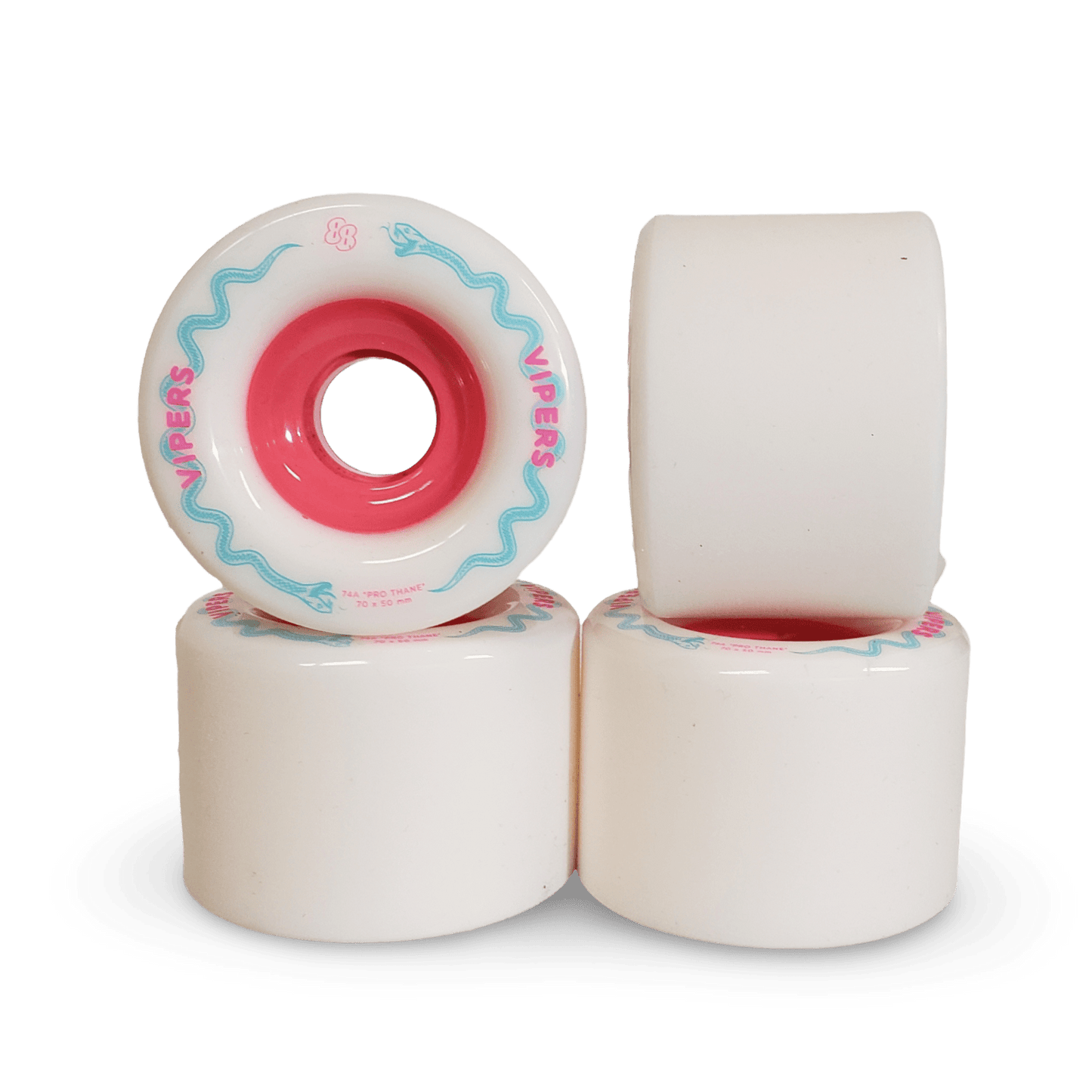 88 Wheels: 70mm Viper Pro Longboard Skateboard Wheels - Motion Boardshop