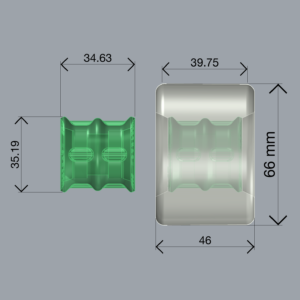 Pantheon: 66mm Sliders Longboard Skateboard Wheels