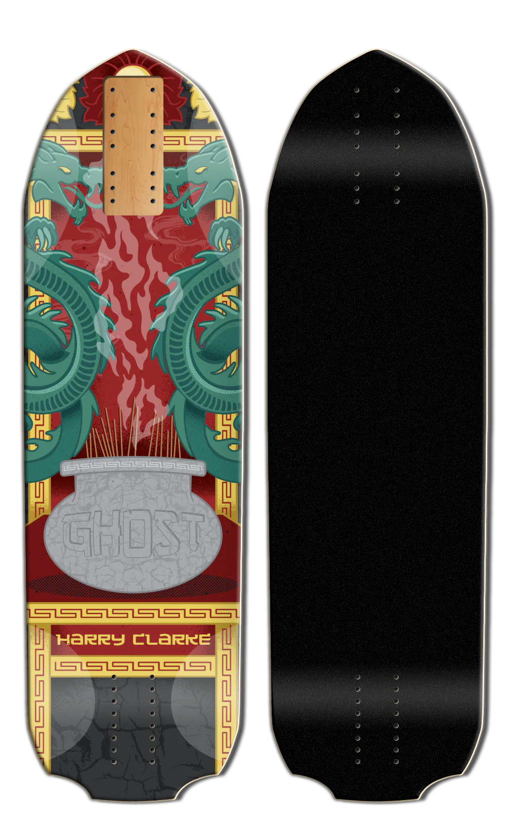 Madrid: Ghost Harry Clark Pro Longboard Skateboard Deck