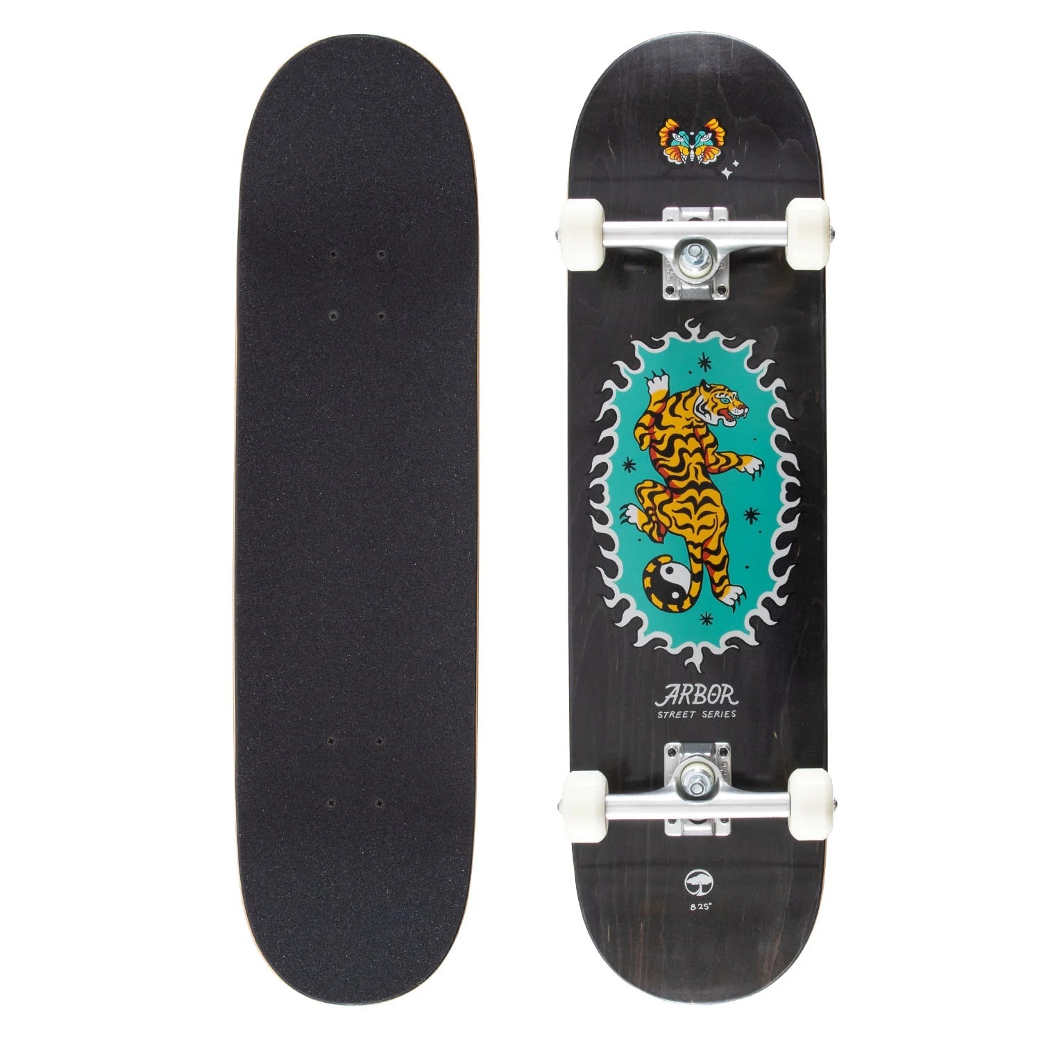 Arbor: 8.25" Inked Street Skateboard Complete - Motion Boardshop