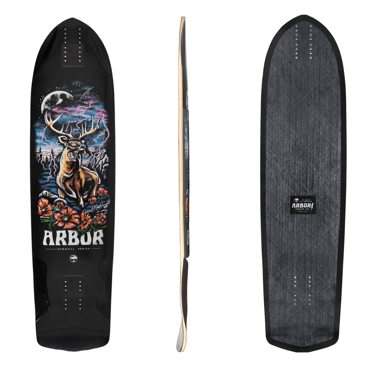 Arbor: Daniel MacDonald Pro Downhill Longboard Skateboard Deck - Motion Boardshop