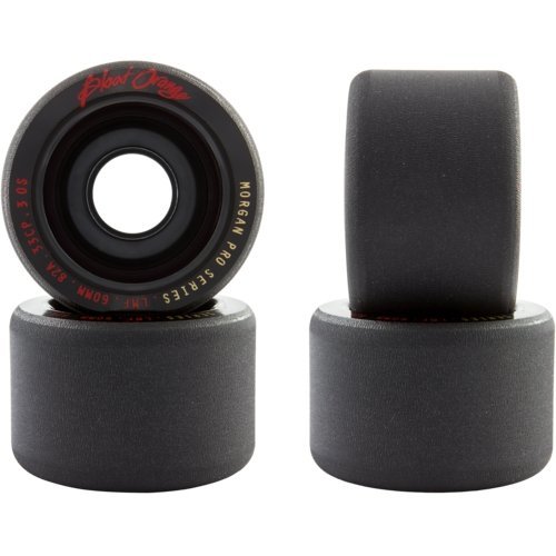 Blood Orange: 60mm Morgan Black Series Longboard Skateboard Wheels - Motion Boardshop