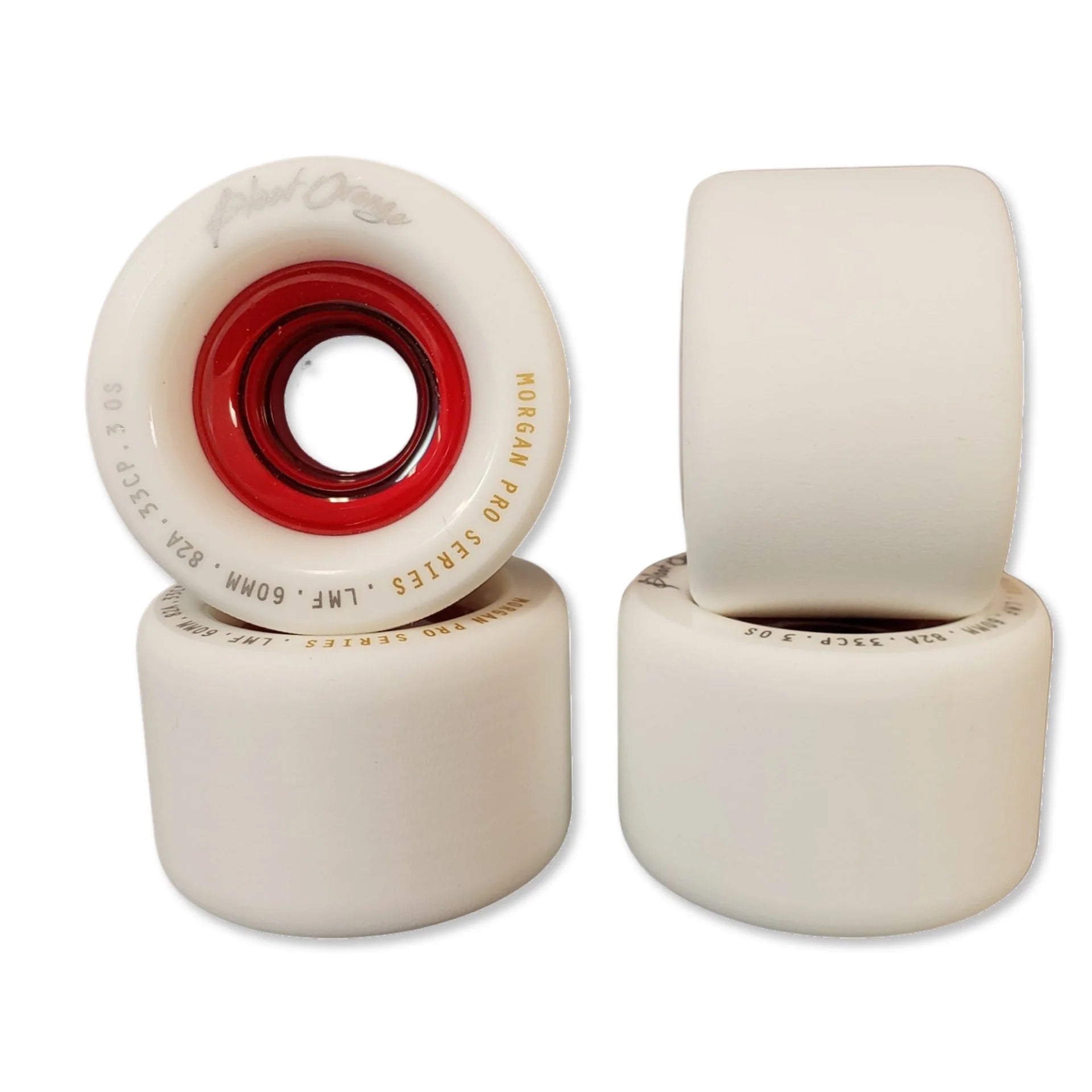 Blood Orange: 60mm Morgan Pro Series Longboard Skateboard Wheels - Motion Boardshop