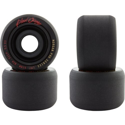 Blood Orange: 65mm Morgan Black Series Longboard Skateboard Wheels - Motion Boardshop