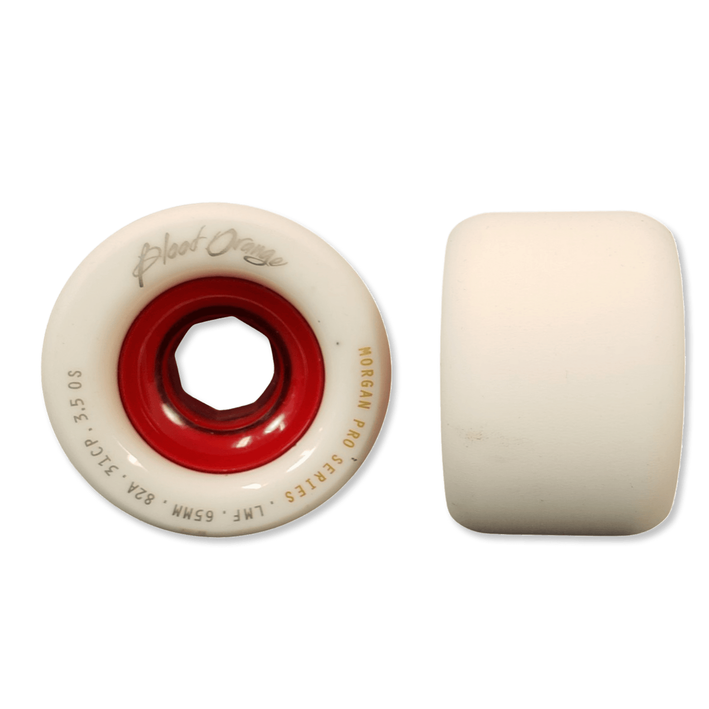 Blood Orange: 65mm Morgan Longboard Skateboard Wheels - Motion Boardshop