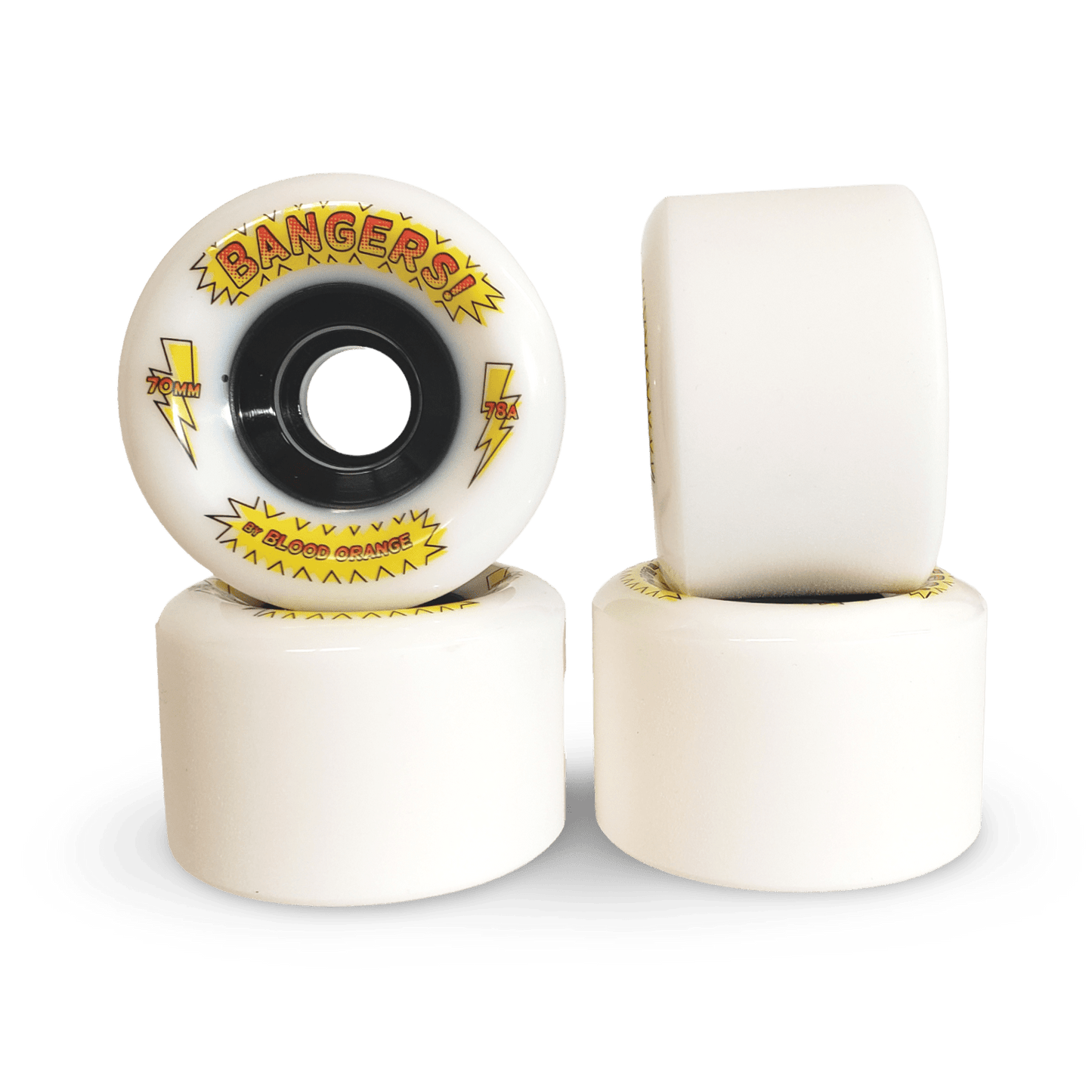 Blood Orange: 70mm Bangers Longboard Skateboard Wheel - Motion Boardshop