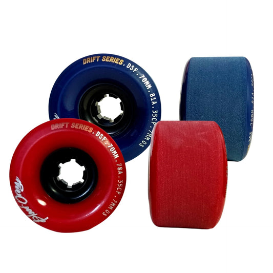 Blood Orange: 70mm Drift Series Longboard Wheels - Motion Boardshop