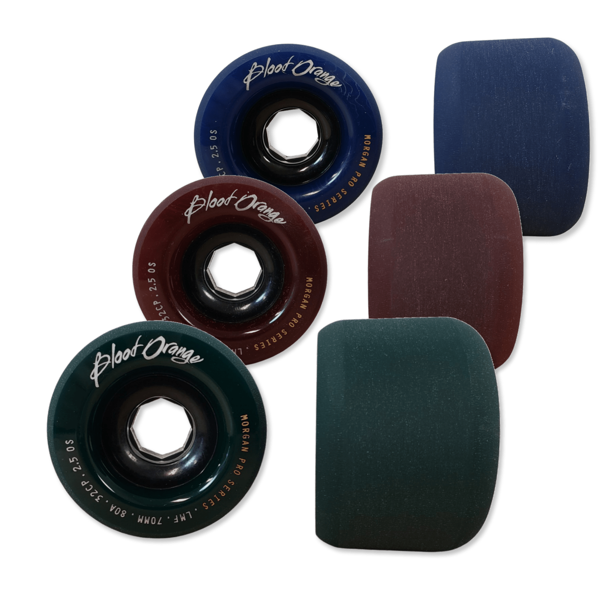 Blood Orange: 70mm MIDNIGHT SERIES Longboard Skateboard Wheels - Motion Boardshop