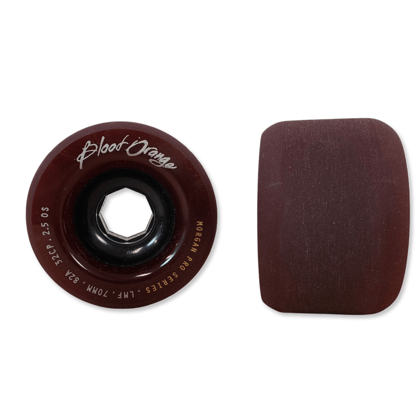 Blood Orange: 70mm MIDNIGHT SERIES Longboard Skateboard Wheels - Motion Boardshop