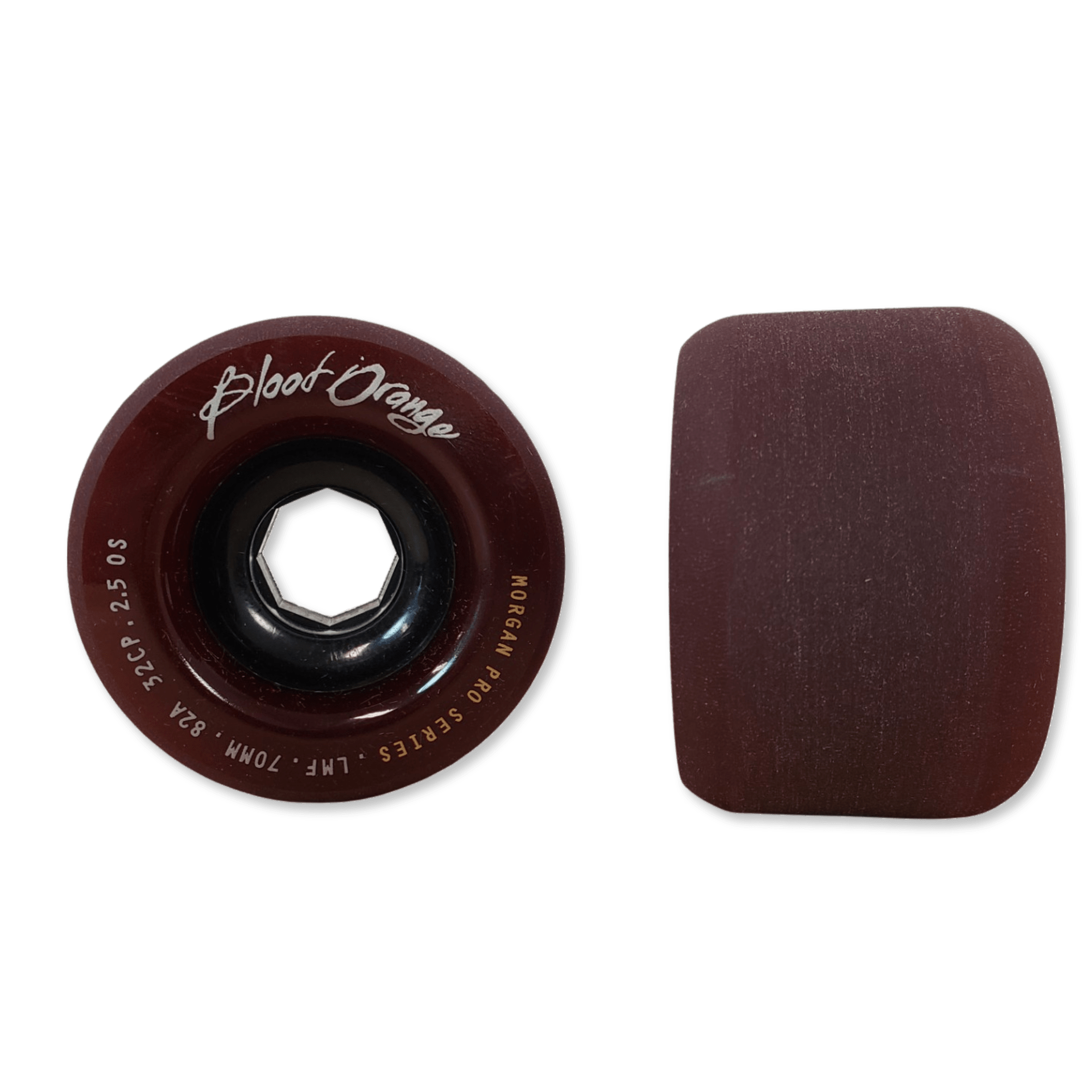 Blood Orange: 70mm MIDNIGHT SERIES Longboard Skateboard Wheels - Motion Boardshop