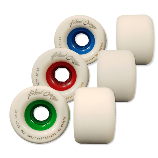 Blood Orange: 70mm Morgan Pro Series Longboard Skateboard Wheel - Motion Boardshop