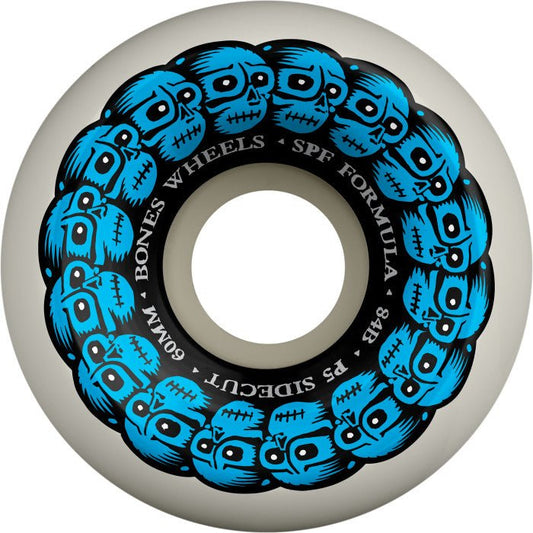 Bones: Circle Skulls P5 Sidecut 84B Skateboard Wheels - Motion Boardshop