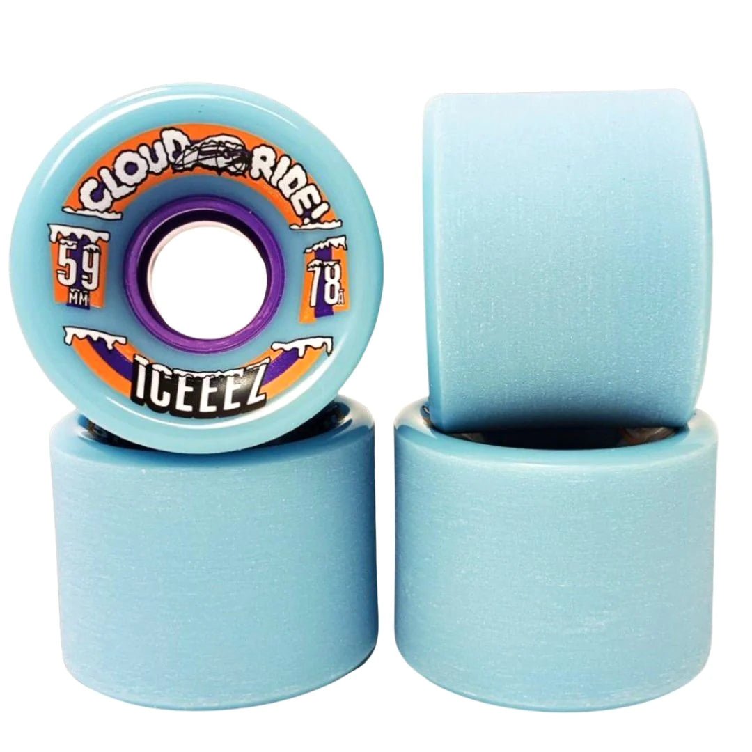 Cloud Ride: 59mm Iceez Longboard Skateboard Wheels - Motion Boardshop