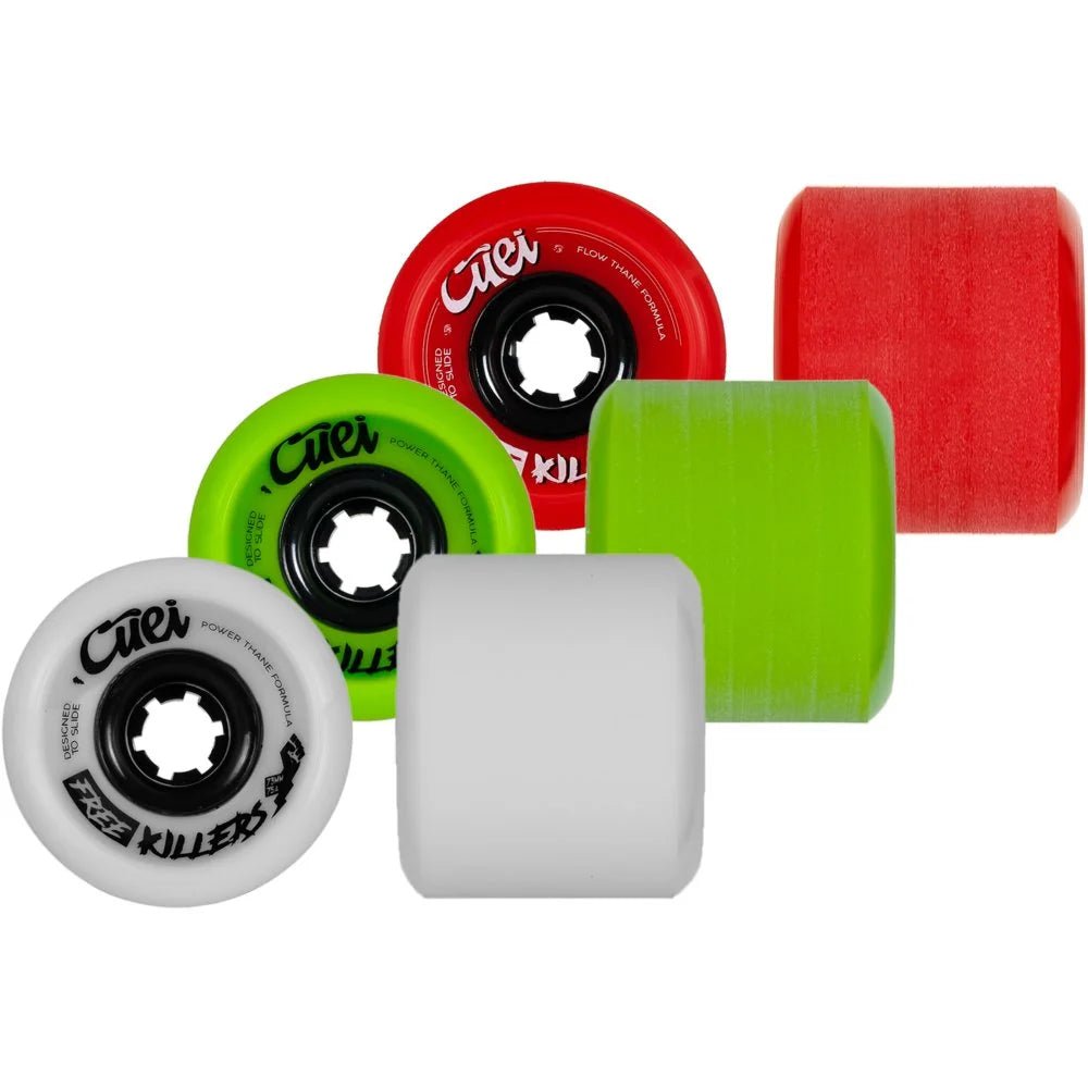 Cuei: 73mm Free Killers Power Thane Longboard Wheels - Motion Boardshop