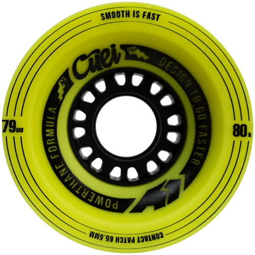 Cuei: 79mm A1 Longboard Wheels - Motion Boardshop