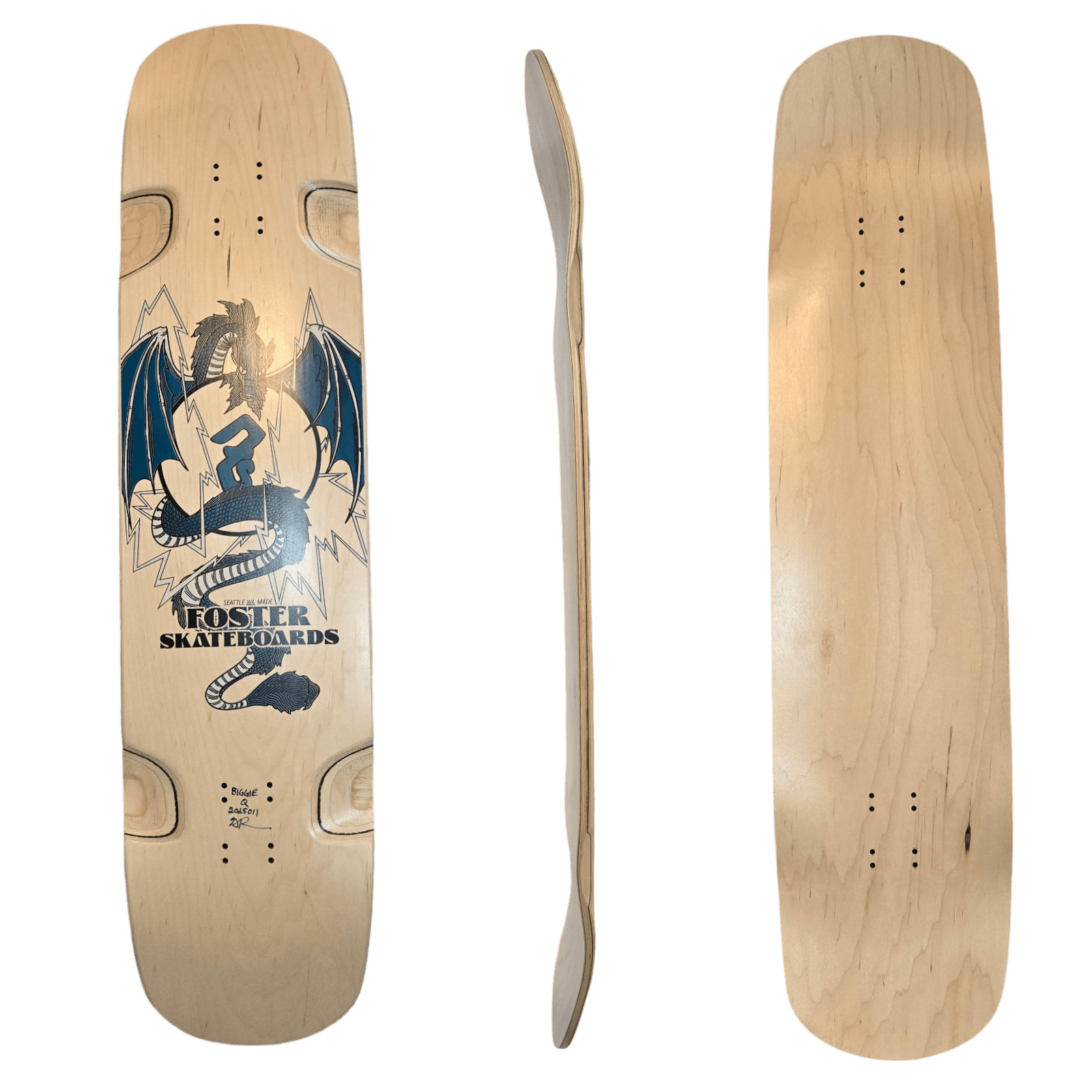 Foster: Biggie Q Longboard Skateboard Deck - Motion Boardshop