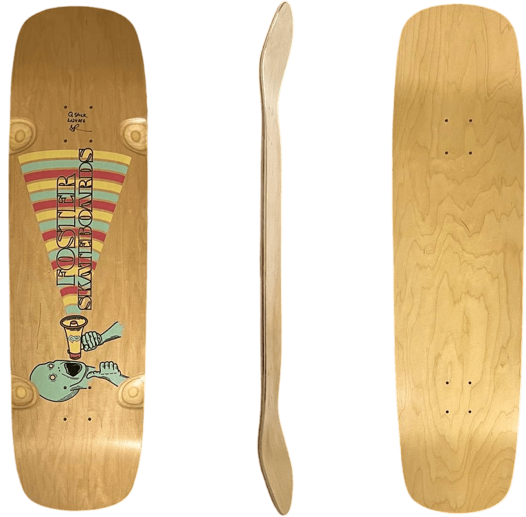 Foster: Q Stick Longboard Skateboard Deck - Motion Boardshop