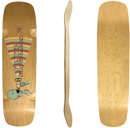 Foster: Q Stick Longboard Skateboard Deck - Motion Boardshop