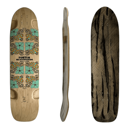 Foster: Vulcan Mini Longboard Skateboard Deck - Motion Boardshop