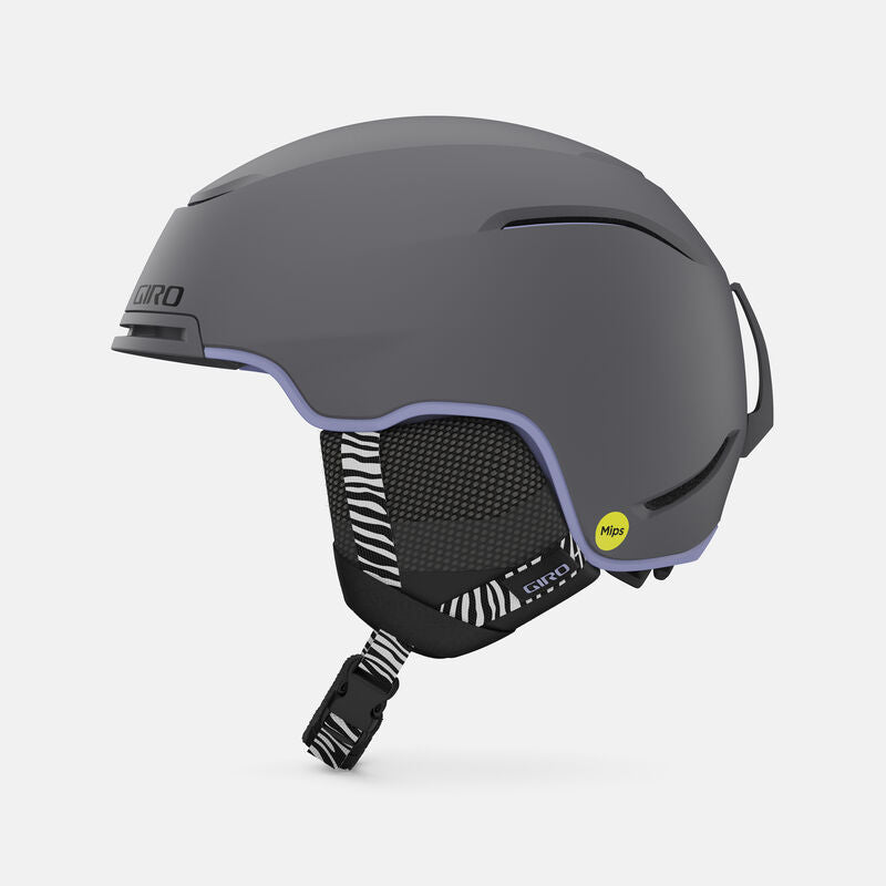 GIRO: Terra Mips Snowboard Helmet (Matte Charcoal/Lilac) - Motion Boardshop