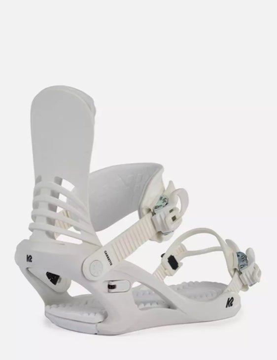 K2: 2024 Cassette Women's Snowboard Binding (White) - Motion Boardshop