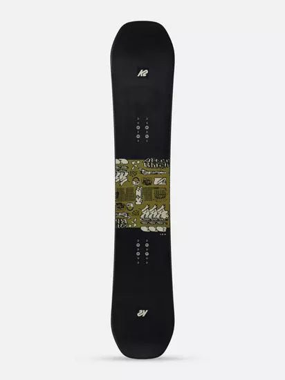 K2: 2025 Afterblack Snowboard Deck - Motion Boardshop