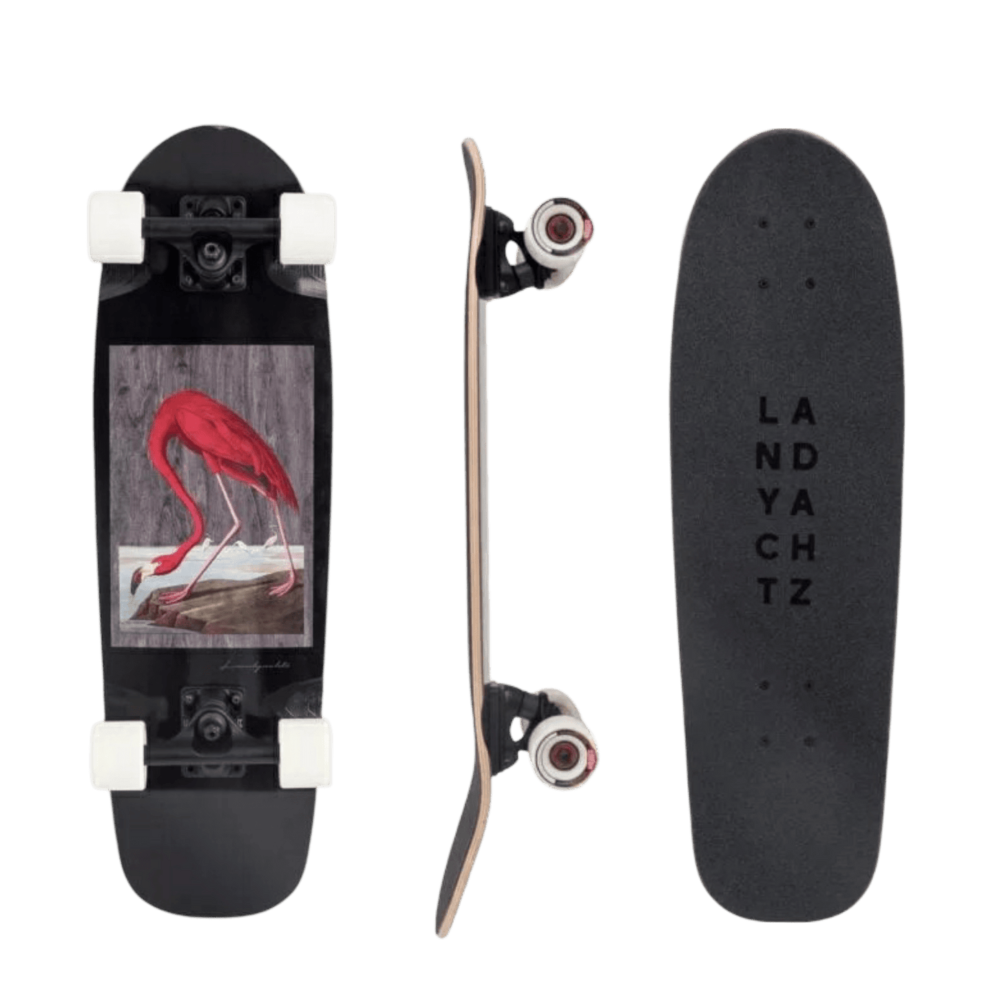 Landyachtz: Dinghy Blunt Flamingo Longboard Skateboard Complete - Motion Boardshop