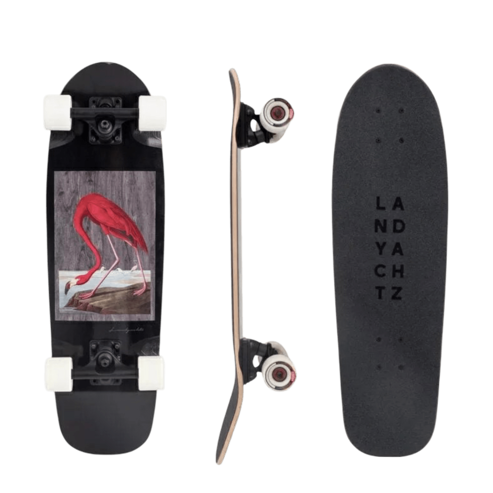 Landyachtz: Dinghy Blunt Flamingo Longboard Skateboard Complete - Motion Boardshop