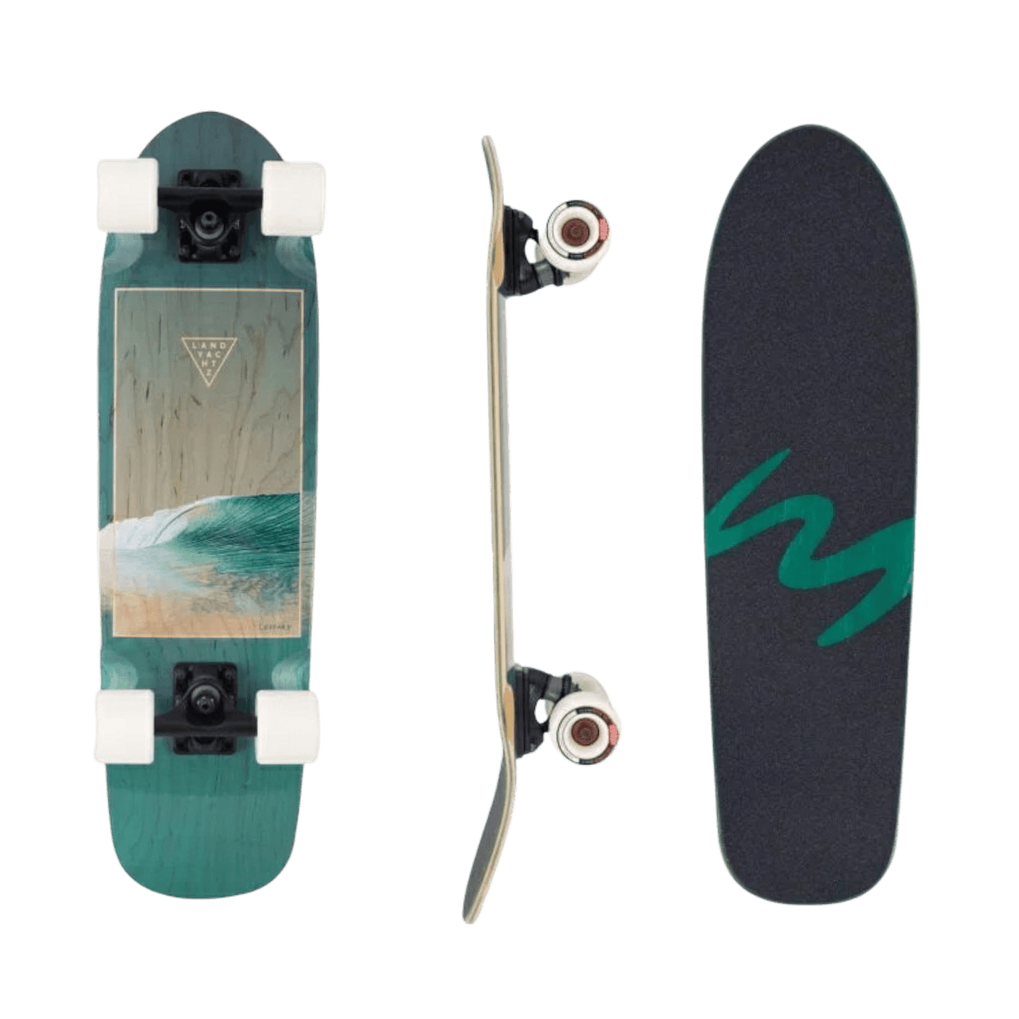 Landyachtz: Dinghy Classic Wave Longboard Skateboard Complete - Motion Boardshop