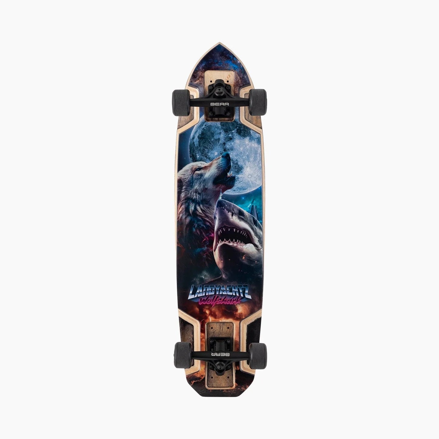 Landyachtz: Wolfshark 2024 Longboard Skateboard Deck - Motion Boardshop