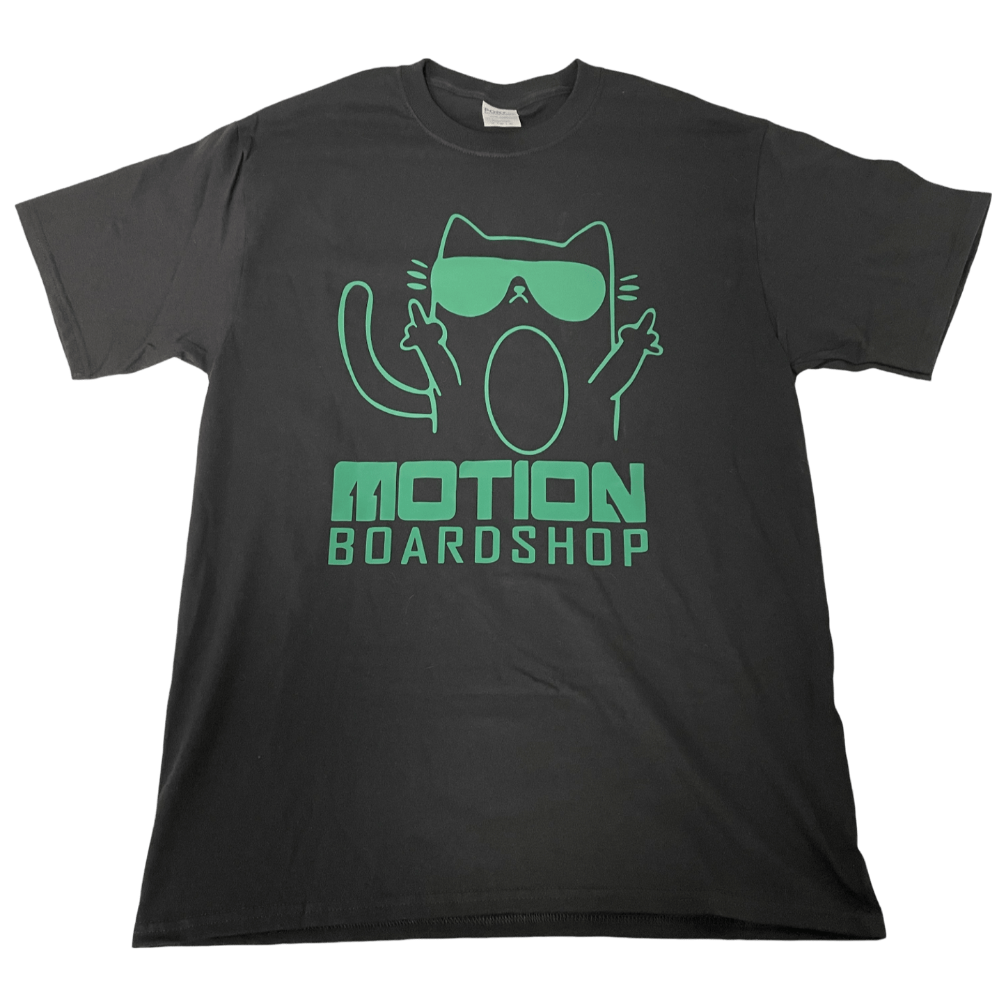 Motion: Motion Midge Kitty T-Shirt (Dark Green Logo) - Motion Boardshop