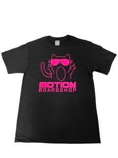 Motion: Motion Midge Kitty T-Shirt (Pink Logo) - Motion Boardshop