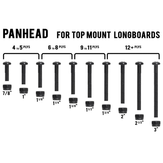 Motion: Panhead Hardware Nuts and Bolts Pack - Motion Boardshop