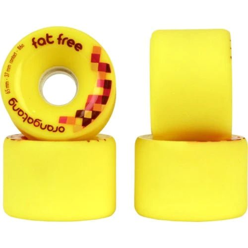 Orangatang: 65mm Fat Free Longboard Skateboard Wheels - Motion Boardshop