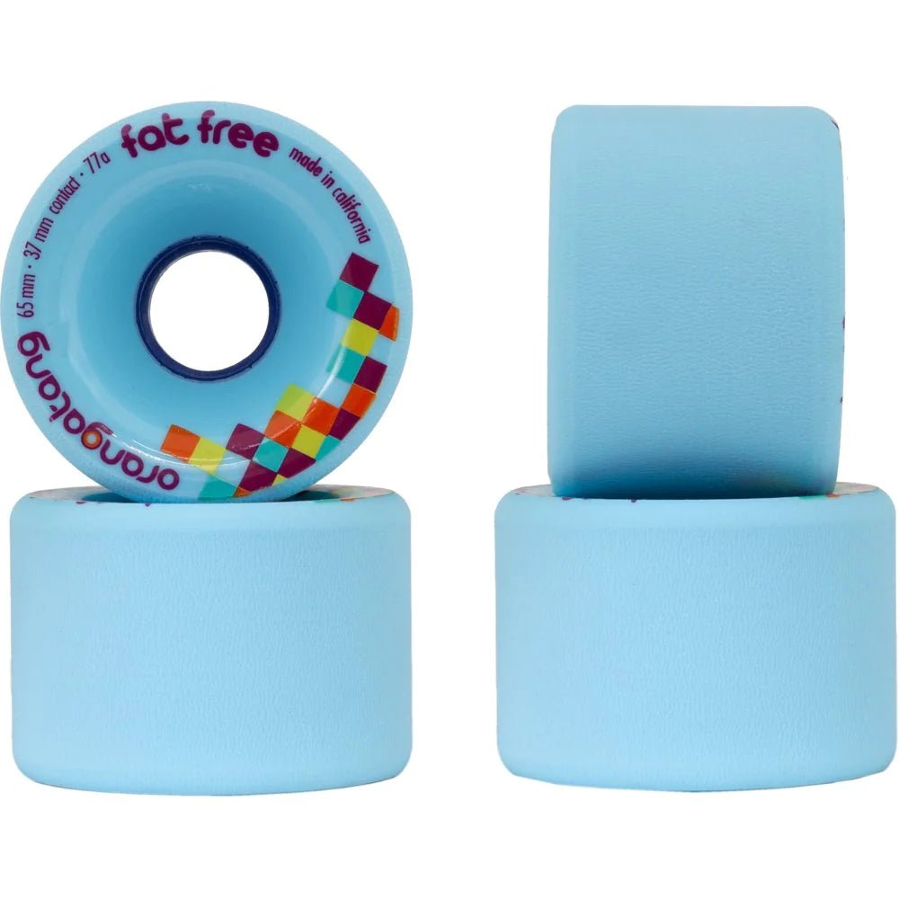 Orangatang: 65mm Fat Free Longboard Skateboard Wheels - Motion Boardshop