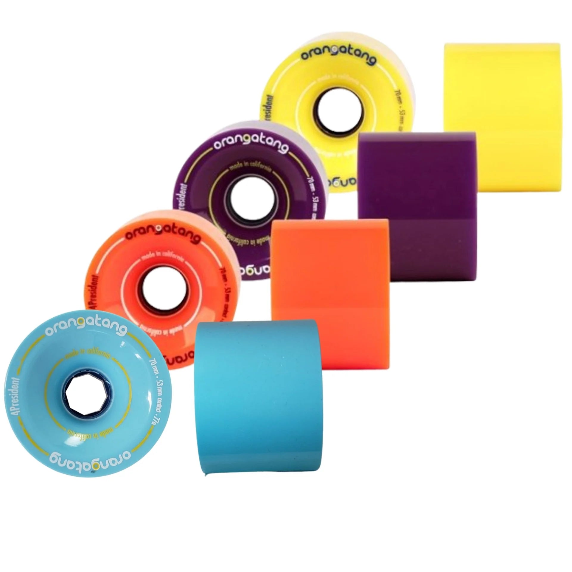 Orangatang: 70mm 4President Longboard Skateboard Wheels - Motion Boardshop