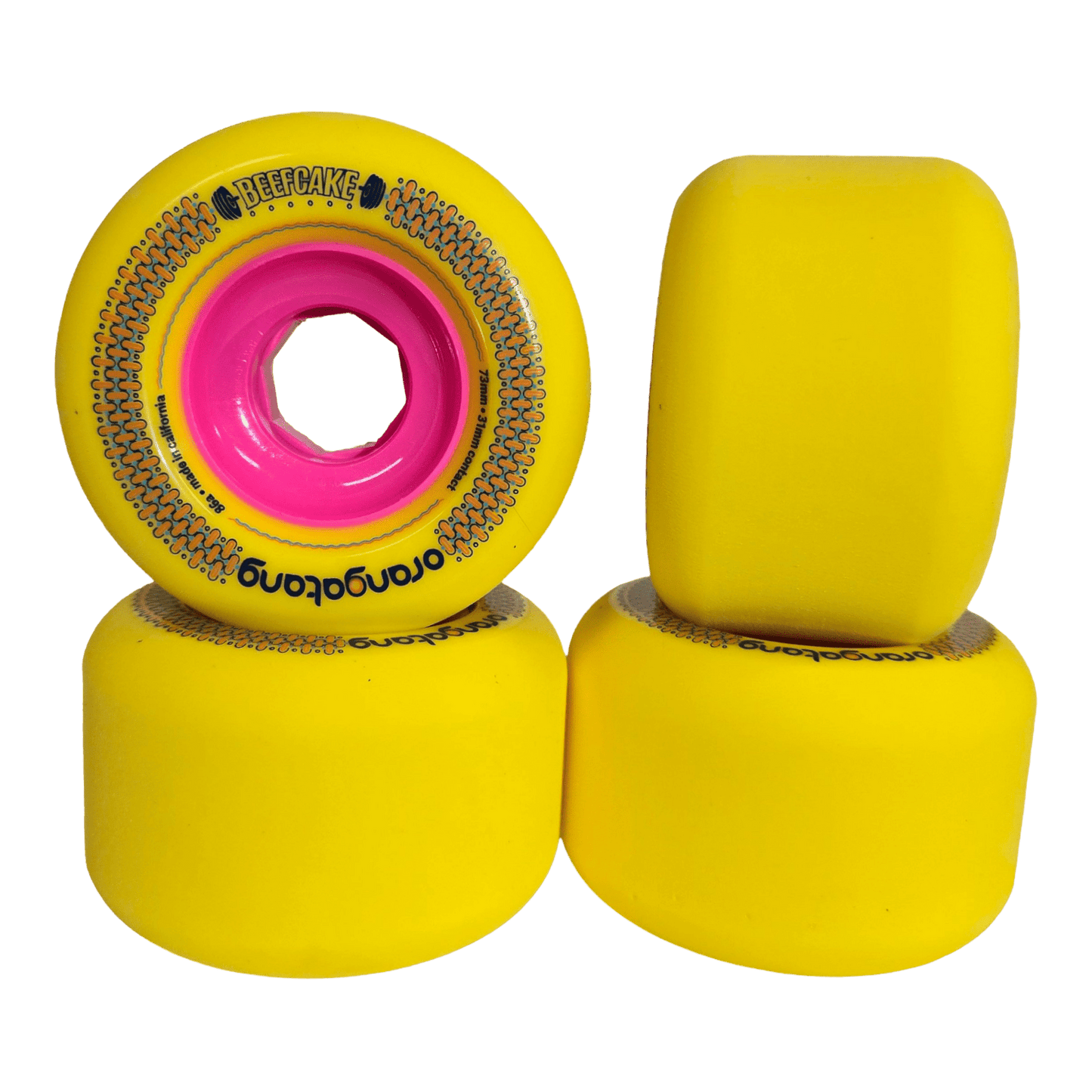 Orangatang: 73mm Beefcake Longboard Skateboard Wheels - Motion Boardshop