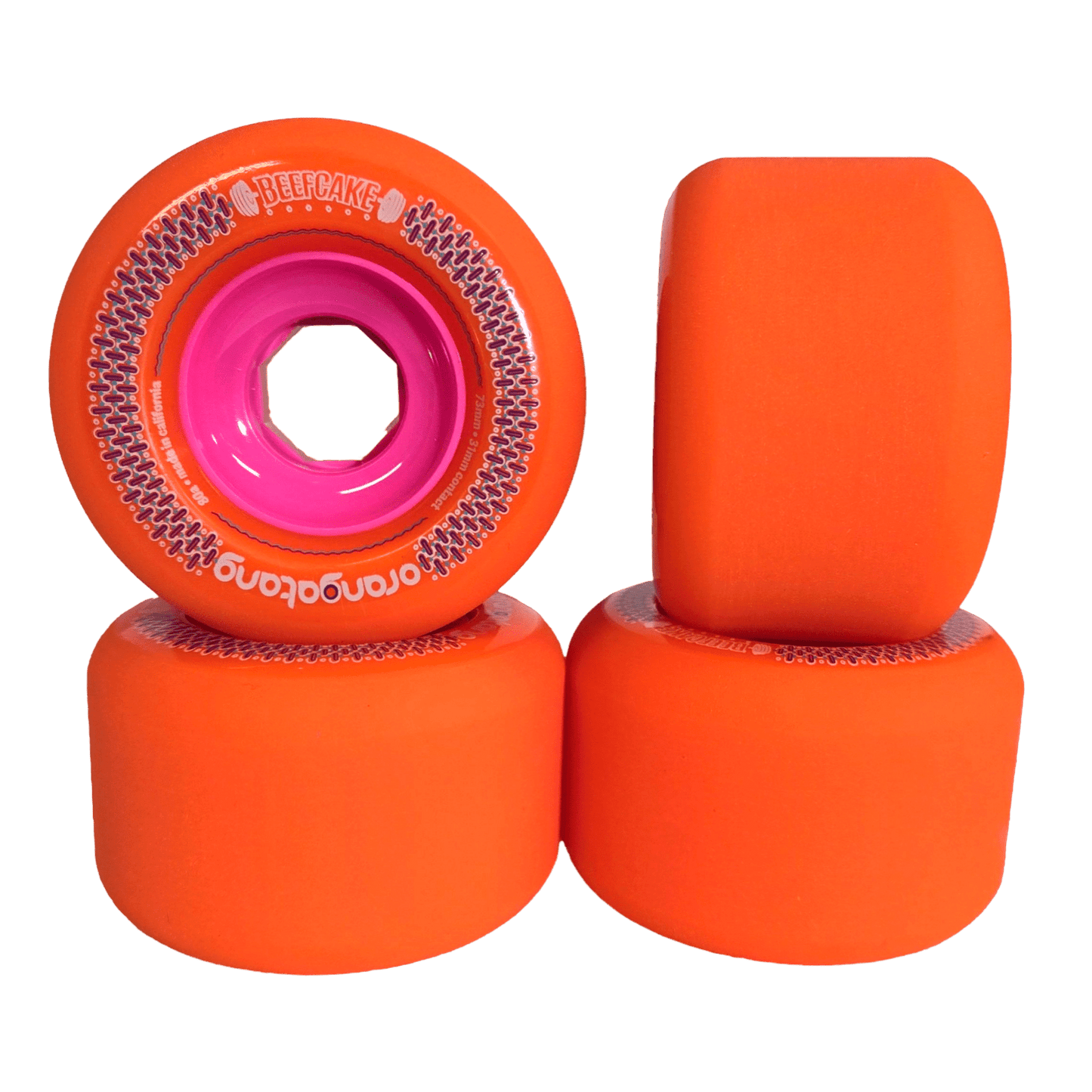 Orangatang: 73mm Beefcake Longboard Skateboard Wheels - Motion Boardshop