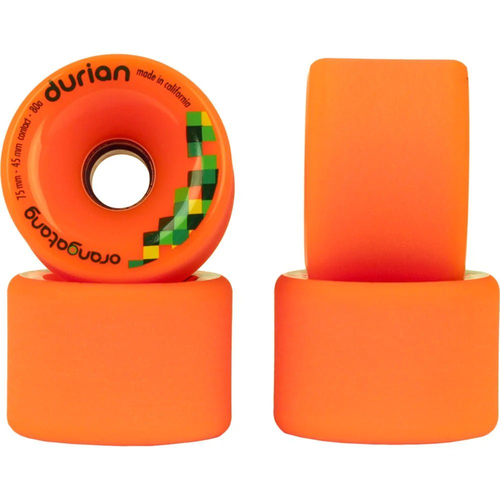 Orangatang: 75mm Durian Longboard Skateboard Wheels - Motion Boardshop