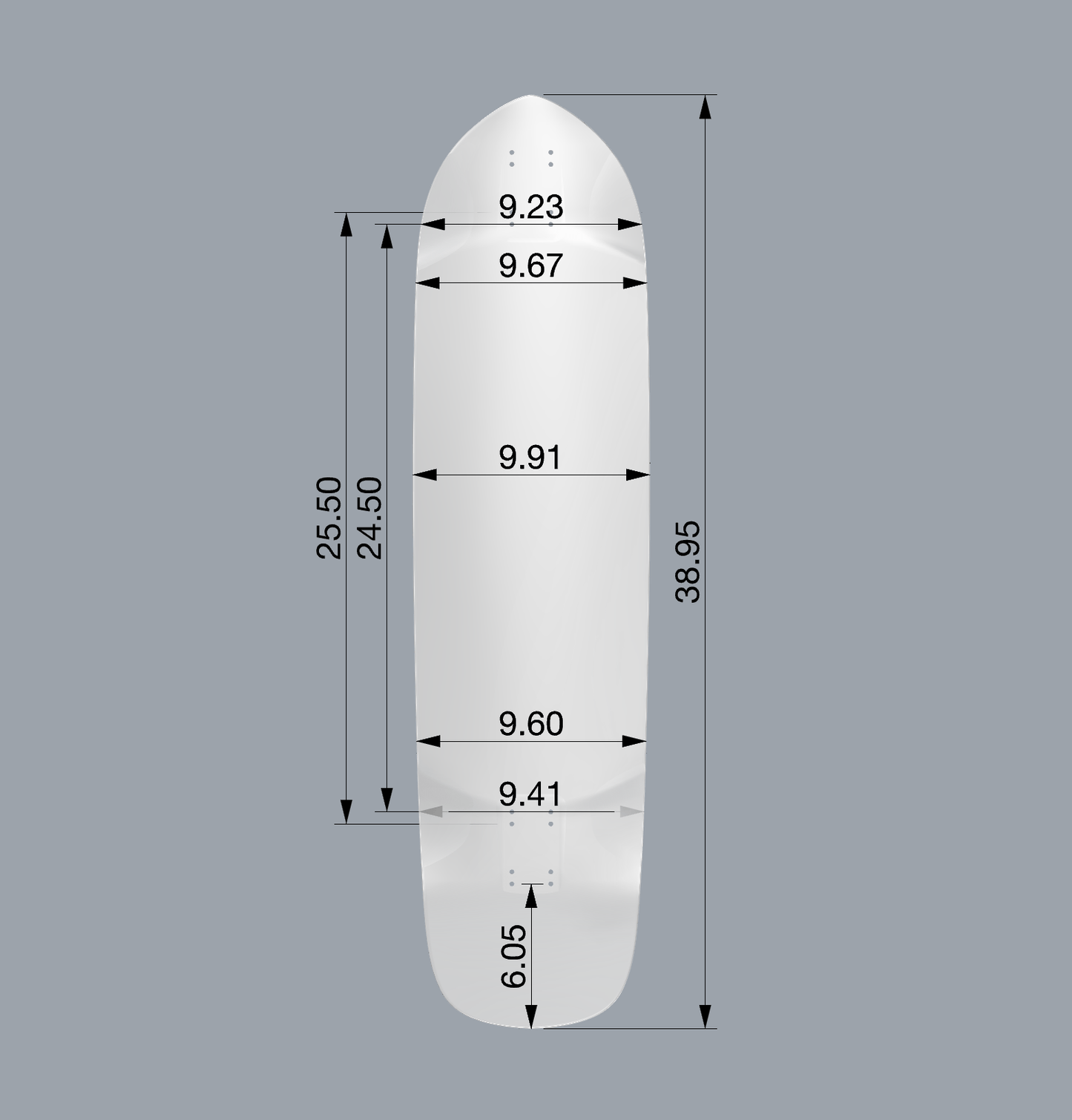 Pantheon: Kenny Napp Pro Longboard Deck - Motion Boardshop