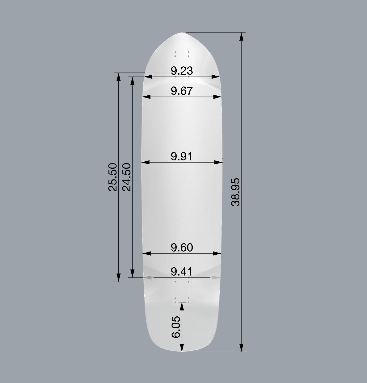 Pantheon: Kenny Napp Pro Longboard Deck - Motion Boardshop