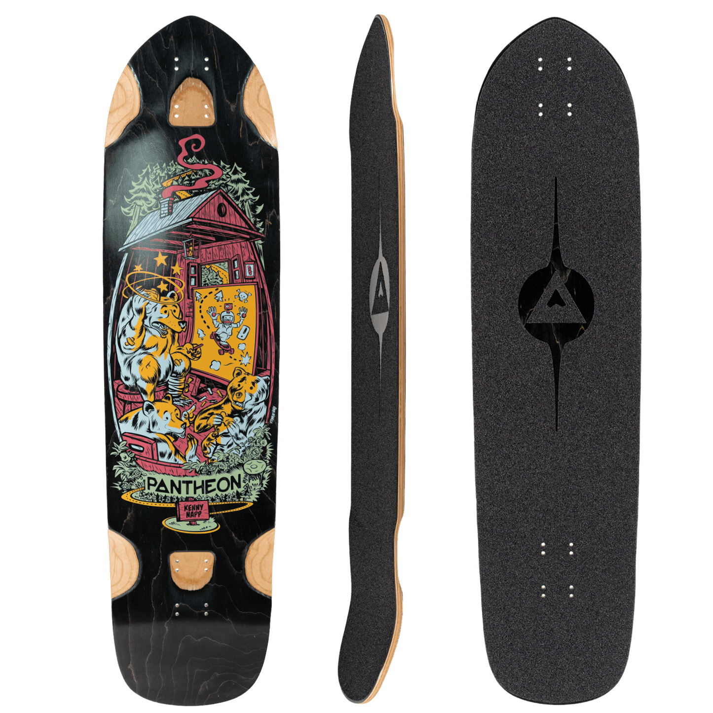 Pantheon: Kenny Napp Pro Longboard Deck - Motion Boardshop