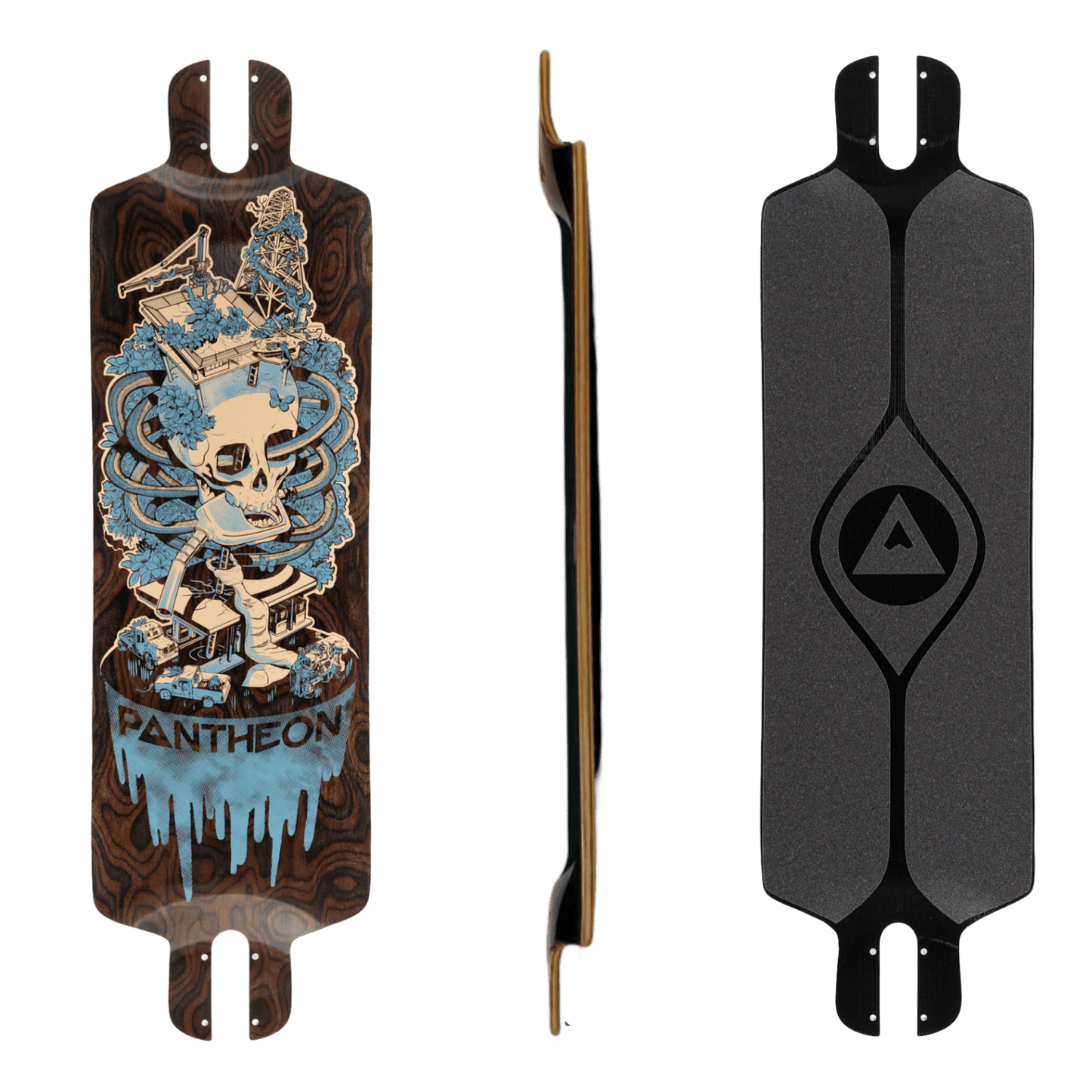 Pantheon: Pranayama Gas Guzzler Longboard Skateboard Deck - Motion Boardshop