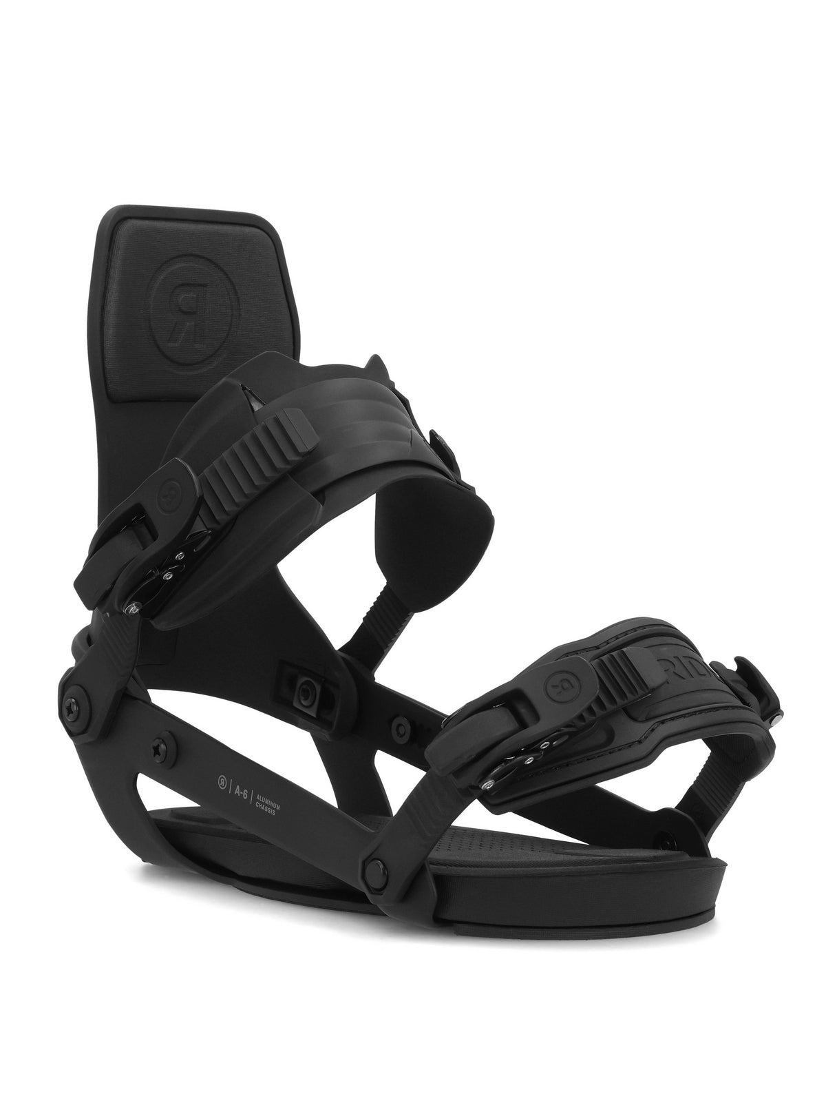 Ride: 2024 A - 6 Snowboard Bindings (Black) - Motion Boardshop