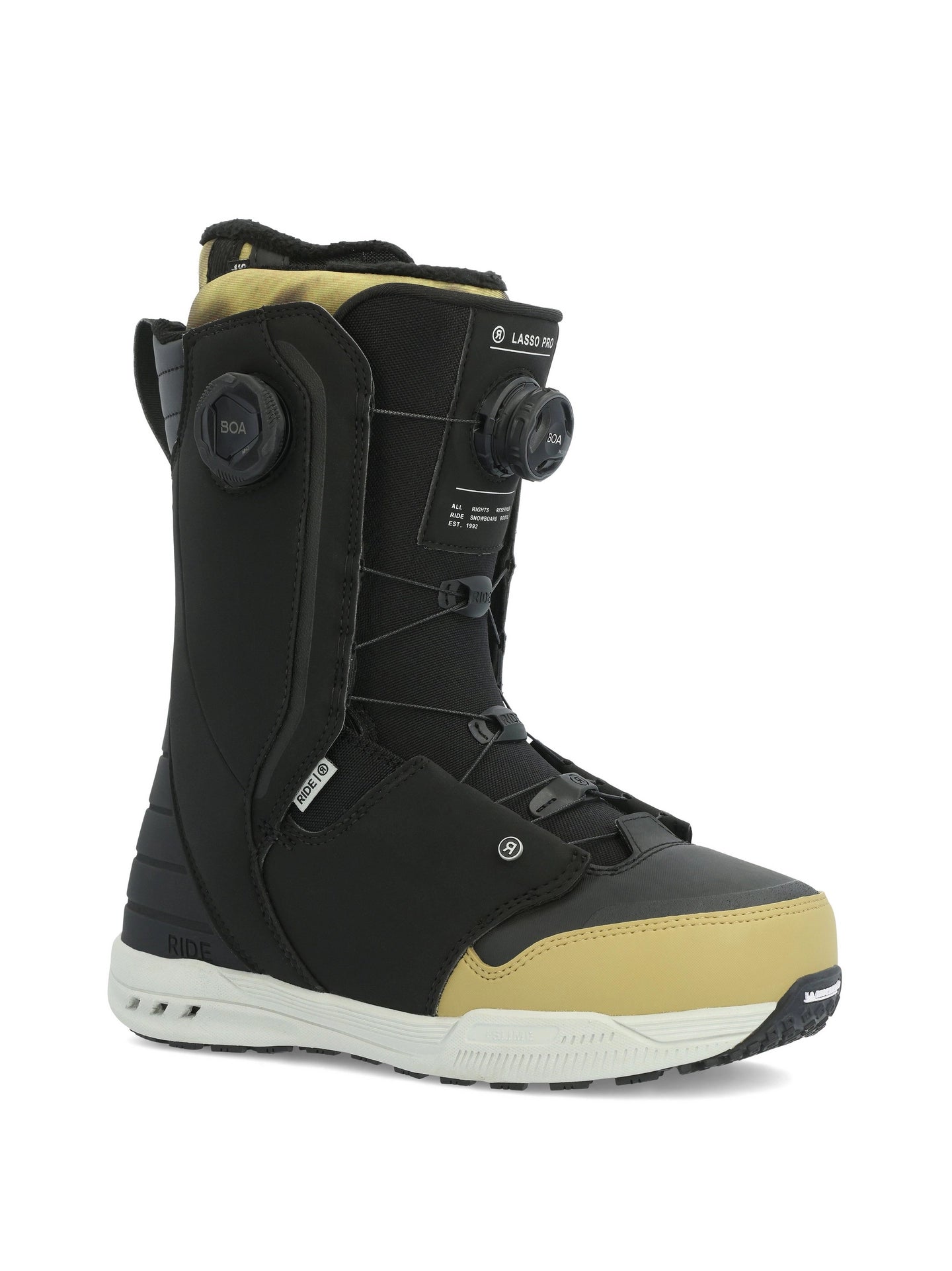 Ride: 2024 Lasso Pro Snowboard Boot (Black) - Motion Boardshop