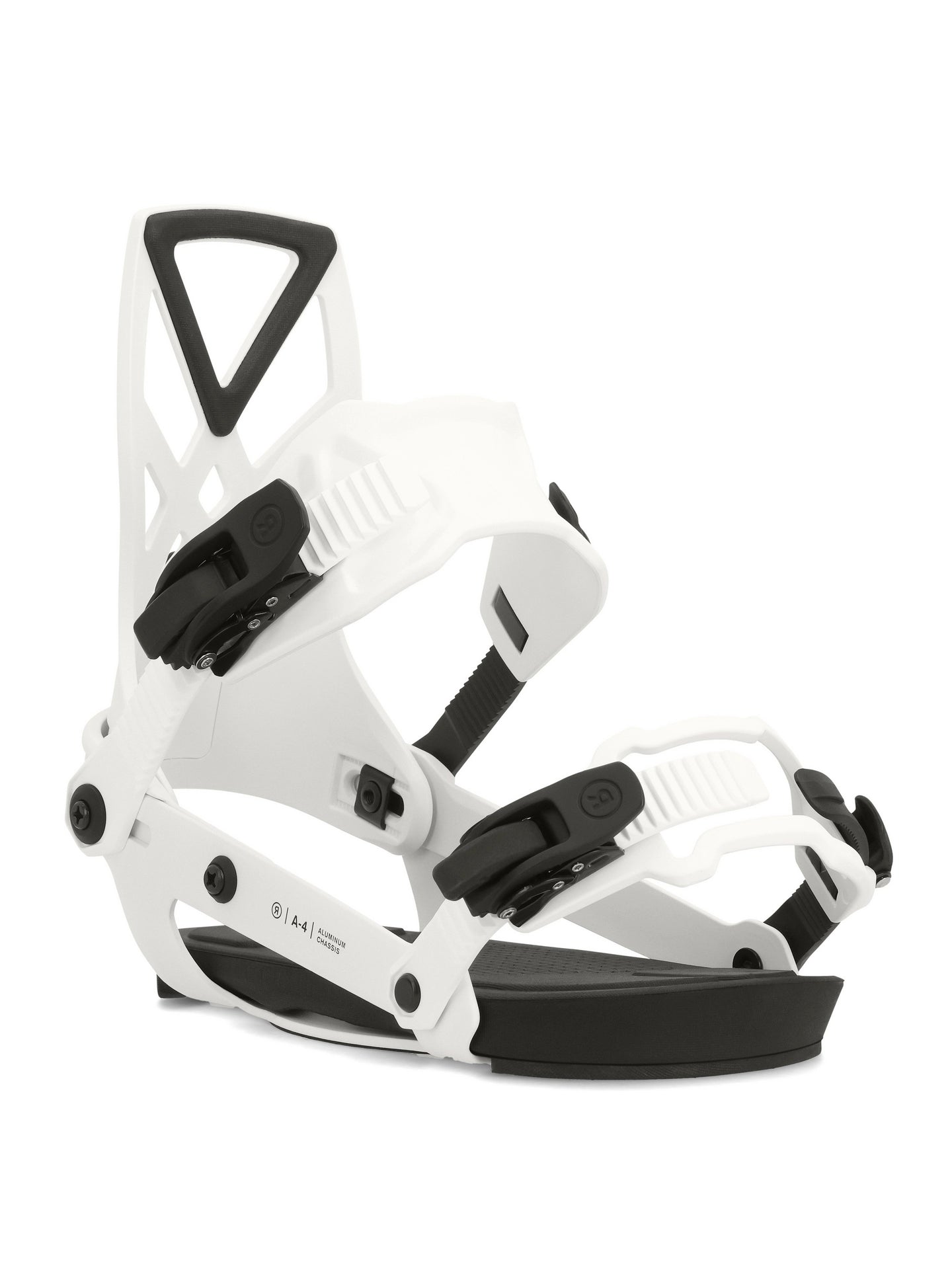 Ride: 2025 A - 4 Snowboard Bindings (White) - Motion Boardshop